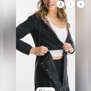 ZYIA Black Utility Jacket size small new with tags